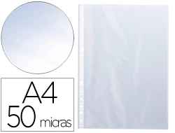 Capa do artigo Bolsa catalogo q-connect din a4 50 microns cristal caixa de 100 unidades