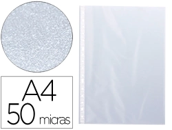 Capa do artigo Bolsa catalogo q-connect din a4 50 microns martelada caixa de 100 unidades