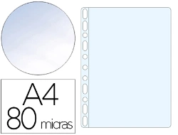 Capa do artigo Bolsa catalogo q-connect din a4 80 microns cristal caixa de 1400 unidades