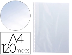 Capa do artigo Q-Connect Folio 120 Microns Crystal Catalog Pouch, Box of 100 Units