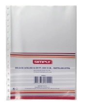 Capa do artigo Bolsa de Catálogo Simply A4 Martelada Extra 80Mic C/10 1070K02