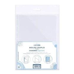 Capa do artigo Bolsa de Documentos A4 para Caderno Ingeniox Duplo PP Transparente 66134001