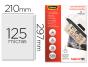 Bolsa de plastificar fellowes brilho din a4 125 microns pack de 25 unidades - Preview