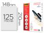 Bolsa de plastificar fellowes brilho din a5 125 microns pack 100 unidades - Preview