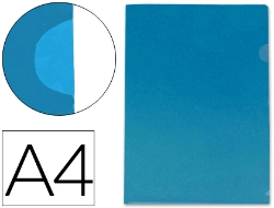 Capa do artigo Bolsa Dossier com separador A4 Liderpapel - Azul Translúcido. 10 unidades