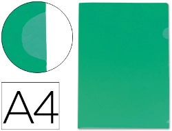 Capa do artigo Bolsa Dossier com separador A4 Liderpapel - Verde Translúcido. 10 unidades