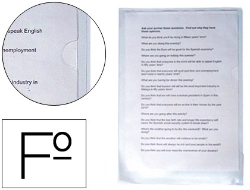 Capa do artigo Bolsa dossier dossier plasticoq-connect folio transparente (100 unidades)