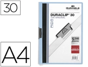 Capa do artigo Bolsa dossier durable com clip lateral din a4 azul 30 folhas