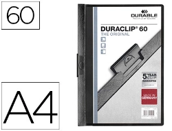 Capa do artigo Bolsa Dossier Durable Com Clip Lateral Din a4 Preto 60 Folhas