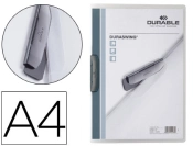 Capa do artigo Bolsa dossier durable duraswing com clip lateral giratoria polipropileno din a4 grafite 30 folhas
