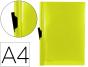 Bolsa dossier liderpapel com clip lateral din a4 amarelo fluor opaco 30 folhas - Preview