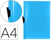 Capa do artigo Bolsa dossier liderpapel com clip lateral din a4 celeste opaco 30 folhas