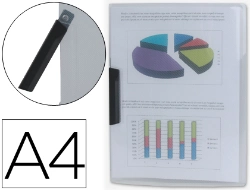 Capa do artigo Bolsa dossier liderpapel com clip lateral din a4 cristal 30 folhas