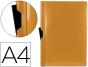 Bolsa dossier liderpapel com clip lateral din a4 laranja 30 folhas - Preview