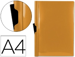 Capa do artigo Bolsa dossier liderpapel com clip lateral din a4 laranja 30 folhas
