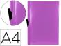 Bolsa dossier liderpapel com clip lateral din a4 lavanda opaco 30 folhas - Preview
