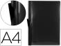 Bolsa dossier liderpapel com clip lateral din a4 preto 60 folhas - Preview