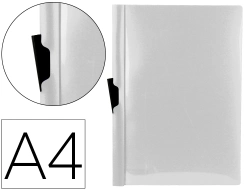 Capa do artigo Bolsa dossier liderpapel com clip lateral din a4 transparente 60 folhas