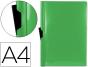 Bolsa dossier liderpapel com clip lateral din a4 verde 30 folhas - Preview