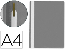 Capa do artigo Bolsa dossier q-connect fastener em plastico din a4 cinza