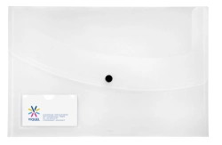 Capa do artigo Bolsa P/Documentos Viquel Propyglass A4 Transparente Tipo Envelope C/Botao 176040