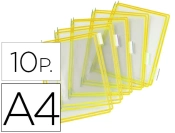 Capa do artigo Bolsa para porta catalogo tarifold din a4 com pivots amarelo pack de 10 unidades