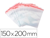 Capa do artigo Bolsa plastico auto selada q-connect 150x200 mm pack de 100 unidades
