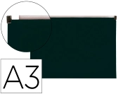 Capa do artigo Bolsa porta documentos liderpapel a3 com fecho preto opaco