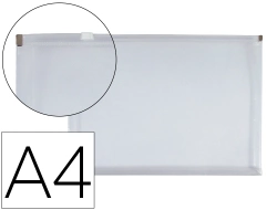 Capa do artigo Bolsa porta documentos liderpapel a4 com fecho transparente