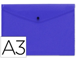 Capa do artigo Bolsa Porta Documentos Liderpapel C/Mola - Din A3 - Azul