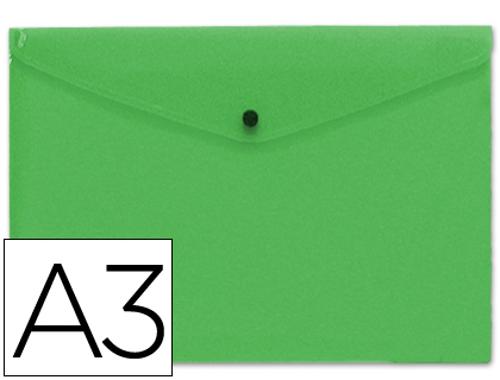 Liderpapel SS20 Cartella Porta Documenti Con Alette - Formato A3, Trasparente, Per Organizzare Disegni E Fogli Grandi