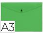 Bolsa Porta Documentos Liderpapel C/Mola - Din A3 - Verde - Preview