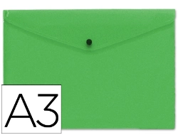 Capa do artigo Bolsa Porta Documentos Liderpapel C/Mola - Din A3 - Verde