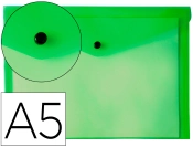 Capa do artigo Bolsa Porta Documentos Liderpapel C/Mola - Din A5 - Verde (12 Unidades)