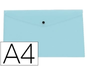 Capa do artigo Bolsa Porta-Documentos Liderpapel Com Mola Din A4 Celeste Opaco 50 Folhas