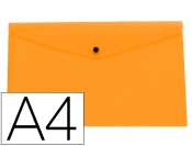 Capa do artigo Bolsa Porta documentos Liderpapel - Com Mola Din A4 - Laranja Flúor Opaco -50 Folhas