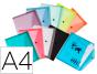 Bolsa porta documentos liderpapel com mola din a4 transparente pack de 12 unidades cores sortidas - Preview