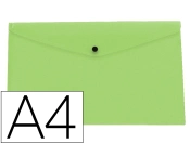 Capa do artigo Bolsa Porta-Documentos Liderpapel Com Mola Din A4 Verde Maçã Opaco 50 Folhas
