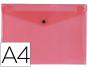 Bolsa porta documentos liderpapel com mola din a4 vermelho (12 unidades) - Preview