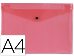 Capa do artigo Bolsa porta documentos liderpapel com mola din a4 vermelho (12 unidades)