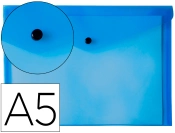 Capa do artigo Bolsa porta documentos liderpapel com mola din a5 azul