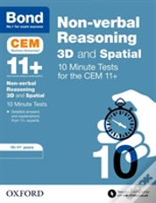 Capa do artigo Bond 11+ Cem 3d Non-Verbal Reasoning 10 Minute Tests (Now Cambridge Select Insight)