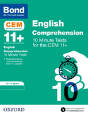 Bond 11+ Cem English Comprehension 10 Minute Tests: Ready For The 2026 Cambridge Select Insight Exam - Preview
