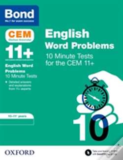 Capa do artigo Bond 11+: Cem English Word Problems 10 Minute Tests: Ready For The 2026 Cambridge Select Insight Exam