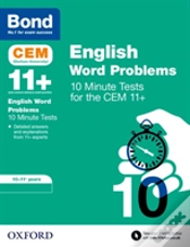 Capa do artigo Bond 11+: Cem English Word Problems 10 Minute Tests: Ready For The 2026 Cambridge Select Insight Exam