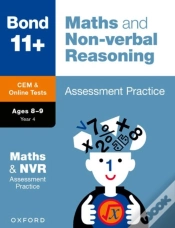 Capa do artigo Bond 11+ Cem Maths & Non-Verbal Reasoning Assessment Papers 8-9 Years (For Cambridge Select Insight)