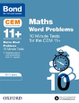 Bond 11+ Cem Maths Word Problems 10 Minute Tests: Ready For The 2026 Cambridge Select Insight Exam - Preview