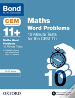 Capa do artigo Bond 11+ Cem Maths Word Problems 10 Minute Tests: Ready For The 2026 Cambridge Select Insight Exam
