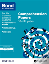 Bond 11+: English: Comprehension Papers: Ready For The 2025 Exam (For Gl Assessment & Other 11 Plus Exams)
