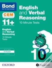 Capa do artigo Bond 11+: English & Verbal Reasoning: Cem 10 Minute Tests (Now Cambridge Select Insight)